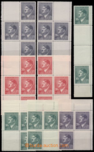 184842 - 1942 Pof.96-98, A.H. velký formát, hodnoty 10K-30K, podkov