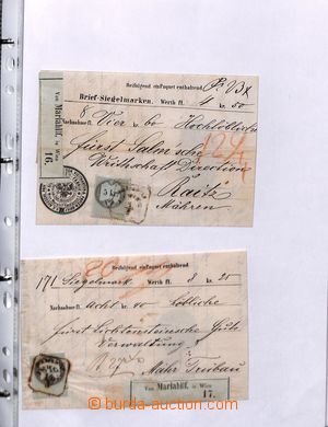 184844 - 1851-80 [SBÍRKY]  větší sbírka nákladních dopisů Fra