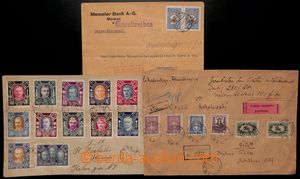 184867 - 1922-1932 local letter with set Mi.126-137; Reg letter to Pr