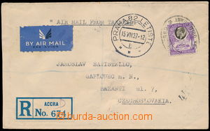 184889 - 1937 Reg airmail letter with SG.96, George V. Christiansborg