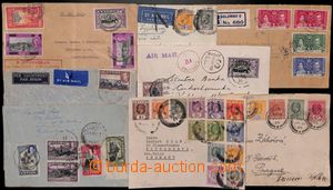 184891 - 1909-1951 6 dopisů a 2 přední strany, adresováno do ČSR