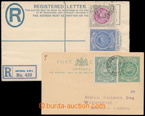 184909 - 1913 Reg - COB 2P, uprated with SG.48, Large Coat of arms 6P
