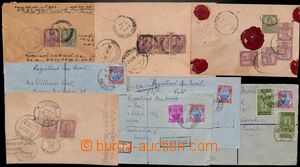 184919 - 1926-1960 4 dopisy do Indie a Singapuru, 1x s britskou vojen