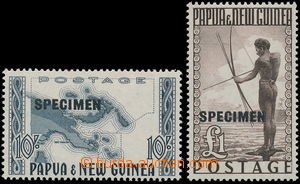 184937 - 1952 SG.14s, 15s, koncové hodnoty 10Sh a £1 SPECIMEN; 