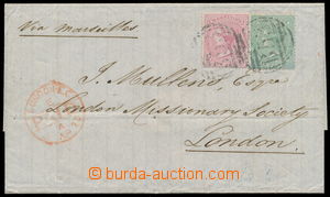 185019 - 1873 dopis do Londýna s tarifem 10P pro francouzský paquet