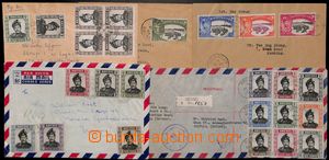 185030 - 1949-1959 sestava 4 let-dopisů do ČSR, Rakouska a Švédsk