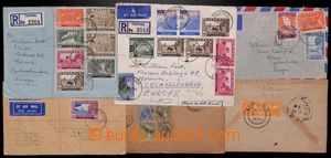 185036 - 1939-1957 6 dopisů; 2 vzácnější do Indie - cenzurovaný
