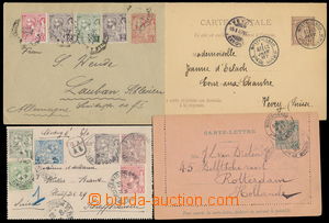 185058 - 1906-1909 double postcard Mi.P2, Charles III. 10C (cat. 100