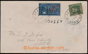 185130 - 1902 Ex letter to Boston, franked with 15C and Special Deliv