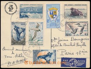 185145 - 1960 karta Expeditions Polaires Francaises - 10. expedice Te