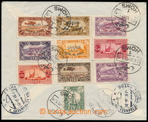 185154 - 1936 R-dopis do Prahy mj. s leteckými Sc.C67-C71 FOIRE DE D