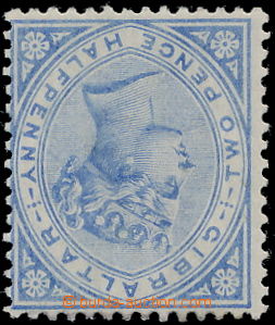 185182 - 1898 SG.42w, Viktorie 2½P ultramarínová, WMK INVERTED