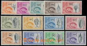 185186 - 1961 SG.42-54, Elizabeth II.; complete set, new currency, ca