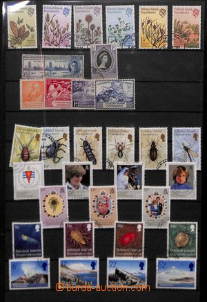 185189 - 1962-1987 [SBÍRKY]  Falklandy + Dependence, sbírka na 10 k