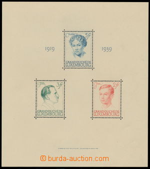 185216 - 1939 MI.Bl.3, 20 let vlády královny Charlotte; velmi pěkn