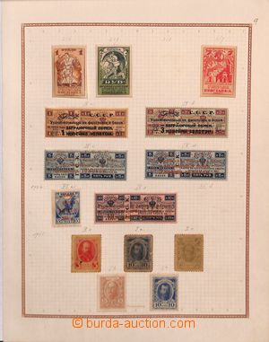 185235 - 1918-1923 [SBÍRKY]  sbírka na 24 listech, zejména přetis