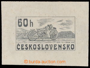 185309 - 1975 PLATE PROOF  Pof.2156, Historical motorcycles 60h, plat
