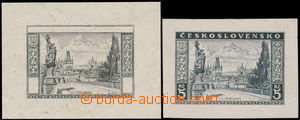 185318 - 1936? PLATE PROOF  comp. 2 pcs of plate proofs - copy-print 