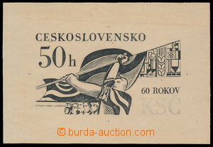 185346 - 1981 PLATE PROOF  Pof.2485, 60 years Communist Party of Czec