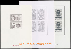 185455 - 1994-96 PTR1-3, comp. of 3 commemorative prints annual volum