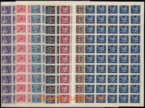 185602 - 1943-1944 Pof.108-110, 112, 113-115, Wagner, Červený kří