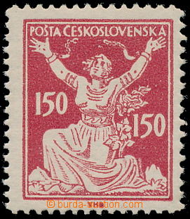 185706 -  Pof.159B, 150h red, line perforation 13¾;, type I.; ex