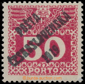 185763 -  Pof.71, Large numerals 50h, type III.; certificate Karásek
