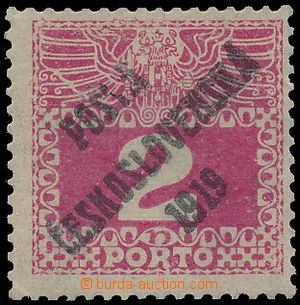 185764 -  Pof.65, Velká číslice 2h, I. typ, dobře centrovaná zn