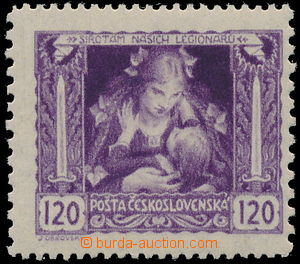 185807 -  Pof.32D, 120h fialová, ŘZ 10½ : 13¾; zk. Kar, M