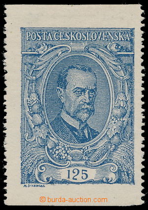 185815 -  Pof.140DV, 125h blue, type II with plate variety on pos. 80
