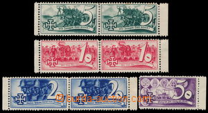 186041 - 1938 SCHUSCHNIGG  VIGNETY  set of 4 various values issued af