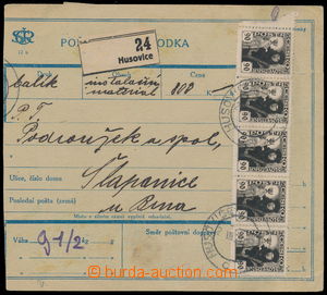186054 - 1920 larger part C.O.D. dispatch-note franked with. on both 