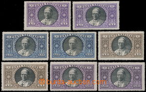 186076 - 1933 Mi.30-33, 2x Papež Pius XI. 1L-2,75L; kat. 786€