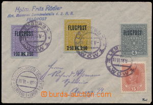 186120 - 1918 air-mail letter sent from Lviv to Ústí nad Labem (Boh