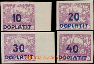 186144 -  Pof.DL15-DL18 RT, Postage Due - overprint issue Hradcany 10