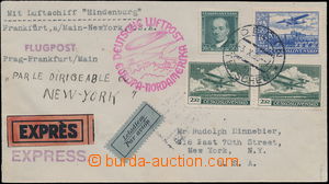 186151 - 1936 ZEPPELIN / 10. Nordamerikafahrt, Let+Ex letter franked 