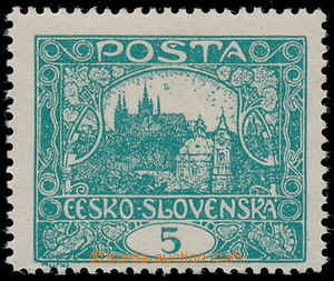 186214 -  Pof.4aA Is, 5h dark blue-green, comb perforation 13¾; 