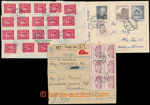 186254 - 1953 comp. 3 pcs of more interesting entires, contains: and)