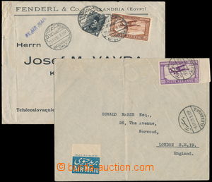 186296 - 1929 Let-dopis do Londýna s 1. leteckou zn. Sc.C1, 27Mill f