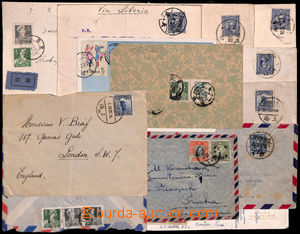 186331 - 1927-1963 13 letters to Czechoslovakia, England, Switzerland