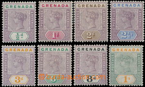 186358 - 1895-1899 SG.48-55, Viktorie ½P-1Sh; kompletní série,