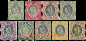 186369 - 1901-1902 SG.1-9, Viktorie ½P-10Sh; kompletní série, 