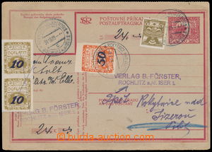 186370 - 1926 CPV2B, I. díl poštovní příkazky Hradčany 20h s mo