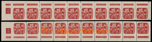 186461 - 1945 Pof.NV24, Newspaper stamps 10h red, L and R marginal bn
