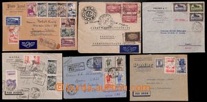 186490 - 1924-1949 sestava 9 Let-dopisů do ČSR, SSSR, Švýcarska, 