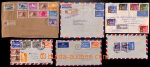 186506 - 1959-1960 10 letters and one address part from parcel, all w