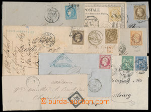 186526 - 1855-1878 9 letters Ceres and Napoleon III., i.a. Mi.23, 80C