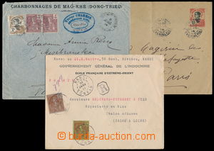 186548 - 1911-1914 Reg letter to France from Government General de l