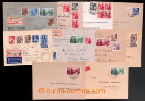 186569 - 1947-1949 FRANCOUZSKÁ ZÓNA - Baden, 11 dopisů většinou 