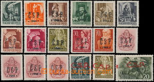 186616 - 1944 CHUST  přetisk ČSP 1944 na maďarských známkách, s